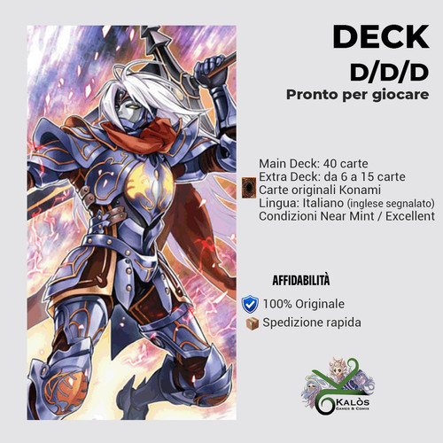 Yugioh mazzo deck ddd d - yugioh!,