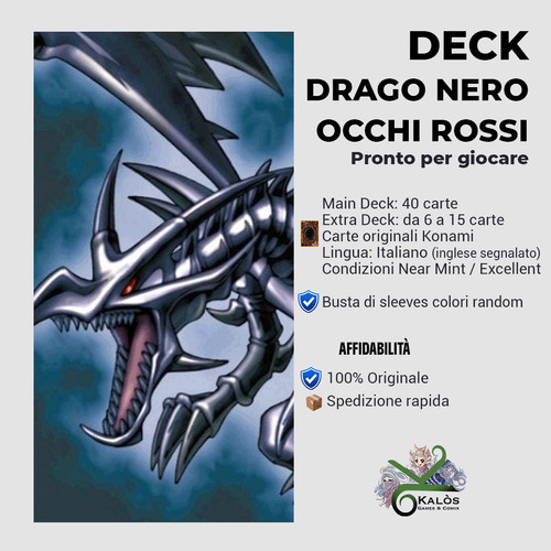 Yugioh mazzo deck - mazzo, drago