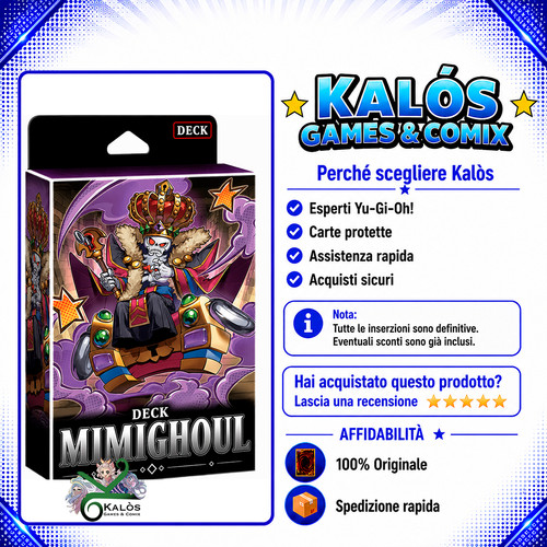 Yugioh mazzo deck - mazzo, mimighoul