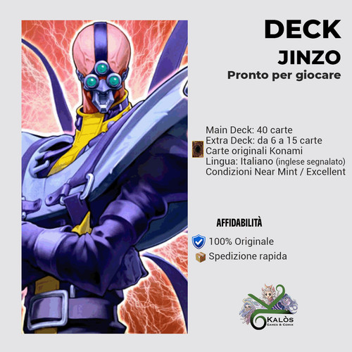 Yugioh mazzo deck jinzo - yugioh!, da