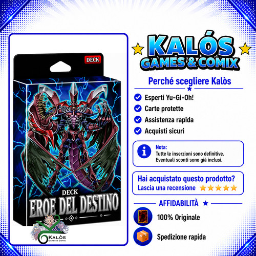 Yugioh mazzo deck eroe - mazzo, del