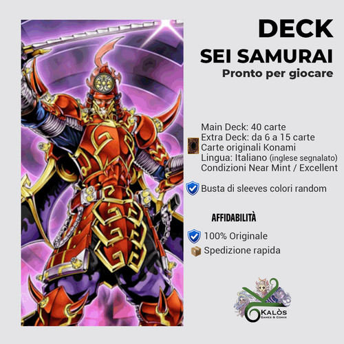 Yugioh mazzo deck - mazzo, samurai