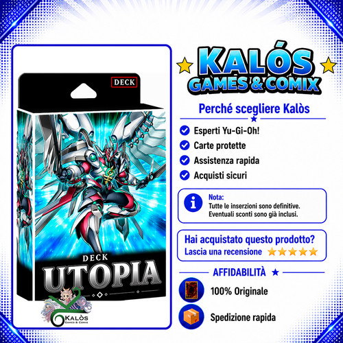 Yugioh mazzo deck utopia da - mazzo,
