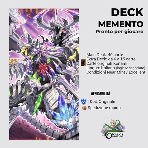 Yugioh mazzo deck memento - mazzo, da