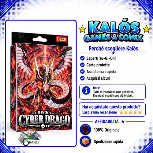 Yugioh mazzo deck cyber drago - mazzo,