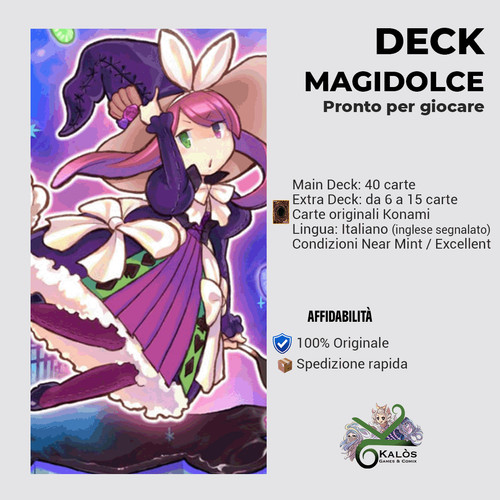 Yugioh mazzo deck magidolce - mazzo,