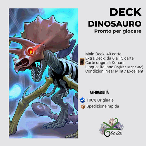 Yugioh mazzo deck dinosauro - yugioh!,