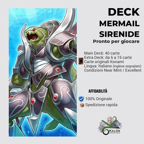 Yugioh mazzo deck mermail - deck,