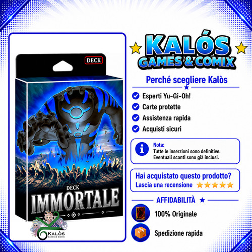 Yugioh mazzo deck immortale - mazzo,