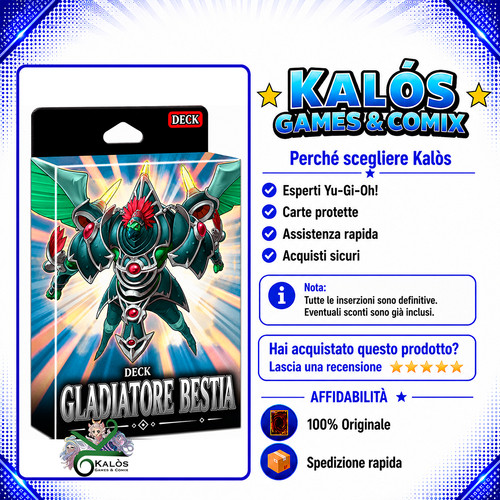 Yugioh mazzo deck gladiatore - deck,
