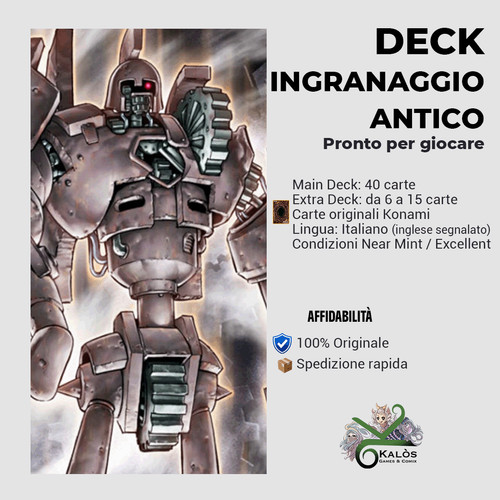 Yugioh mazzo deck ingranaggio - deck,