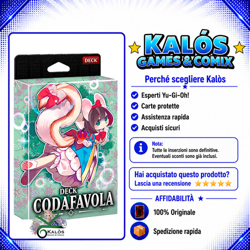 Yugioh mazzo deck codafavola - yugioh!,