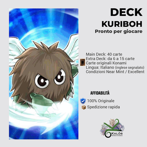Yugioh mazzo deck kuriboh da - deck,