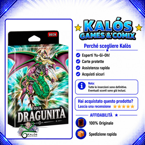 Yugioh mazzo deck - mazzo, dragunità
